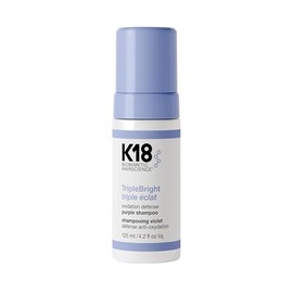 K18 TripleBright Oxidation Defense Purple Shampoo - Non-Staining Blonde Shampoo Removes + Helps Prevent Brass for Brighter, Longer-Lasting Blonde - For All Highlighted + Lifted Hair Tones (4.2 Fl oz)