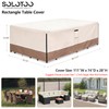 Rectangle Outdoor Table Cover Waterproof, 111" W x 74" D