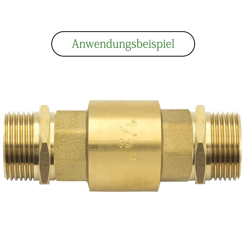 SHYNE Premium 1/2 Inch Double Nipple Male Thread on Both