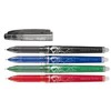 PILOT Frixion Point Rollerball Pen Set of 4 Basic Black Blue Red Green