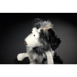 sigikid 39735 Dog Detective Disaster, BeastsTown Cuddly Toy, Girls Boys, Collecting, Gifting, Playing, Cuddling, Children Adults, 3 to 99 Years, Beige/White/Black/Dog, 41 x 19 x 18 cm