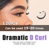 GAQQI Cluster Lashes Clusters 12mm Individual Lashes 120Pcs D Curl