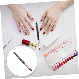 VICASKY Nail Art Brush Dual-ended Nail Drawing Pen for Manicure Featuring Comfortable Grip for Precise Application for and Crafts