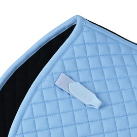 WeatherBeeta Prime Air-Tec Jump Shaped Saddle Pad, Sky Blue, Large