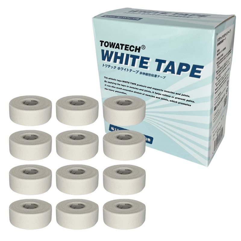 Toatec White Tape (Width 1.0 inches (2.5 cm) x 5.3