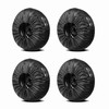 4PCS Tire Covers, Waterproof Spare Tire Covers Tough Tire Wheel