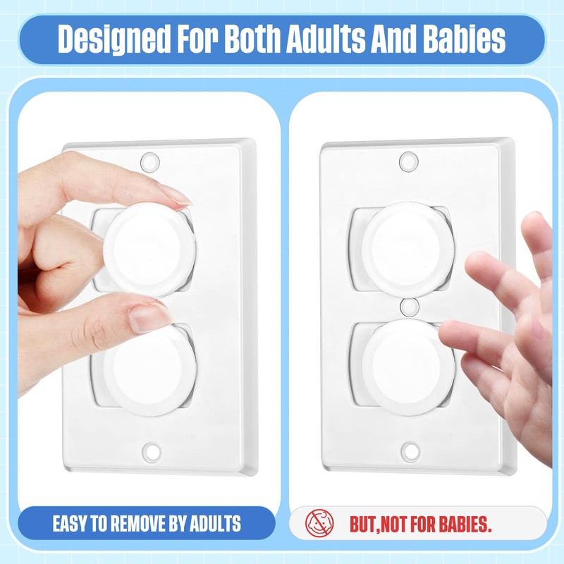 Thyle 200 Pcs Outlet Covers Bulk Child Baby Proofing Proof