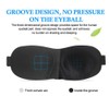 2X 3D Soft Sleeping Eye Mask Memory Foam Padded Shade