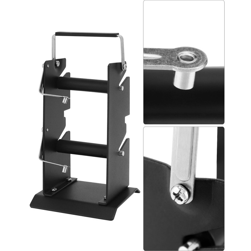 QWORK 2 Pack Dual Solder Dispenser Reel Solder Reel Stand,