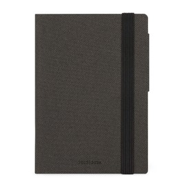 Legami - Weekly Planner 2025-2026, Deep Graphite, 16 Months Small, Diary from September 2025 to December 2026, with Notebook, FSC Certified Paper, 9.5 x 13.5 cm