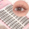 Self Grafting Individual False Eyelashes (1 Box), Natural Look Eyelash