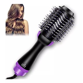 Silver Access Secadora De Pelo Cepillo Peine Alisador Aire Secado 3 En 1