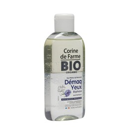 Corine de Farme - Bio Cleansing Lotion Bi-Phase - Removes Makeup Waterproof Specially Designed for Eye Makeup Removal - Organic Ecocert Certified Makeup Remover 150ml