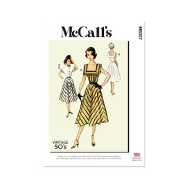 MCCALLS M8357F5 Misses' Vintage Dress and Jacket F5(16-18-20-22-24)