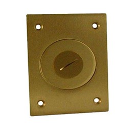 Raco 6289 1-Gang Rectangular Floor Box Cover with Threaded Plug