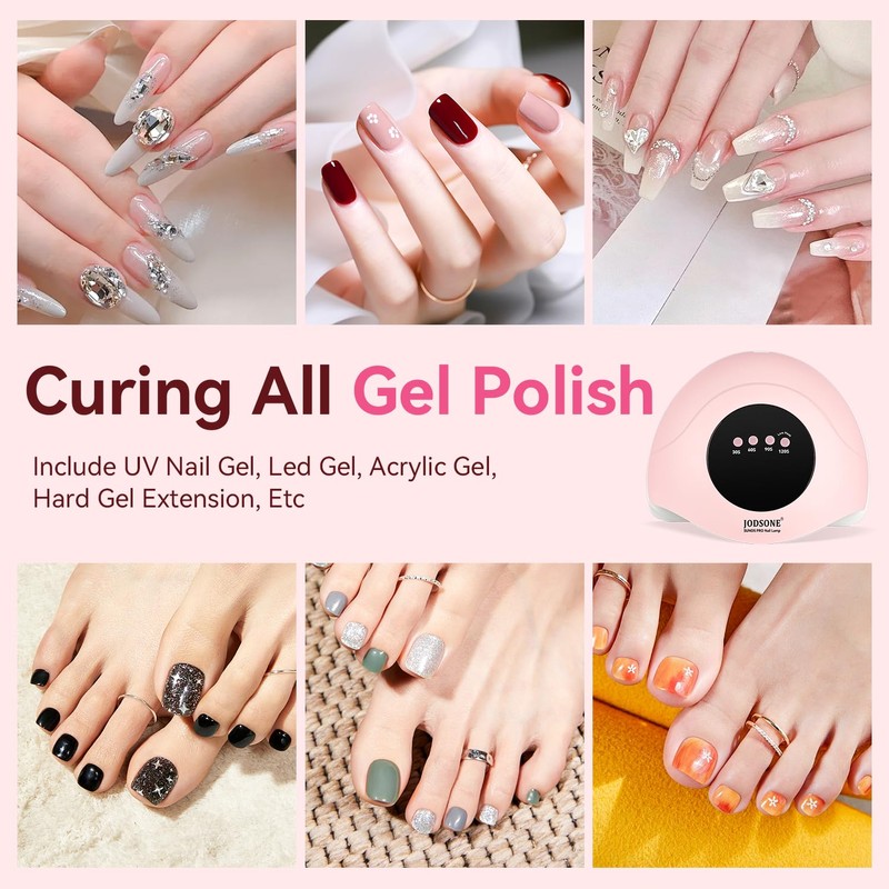 JODSONE Quick U V LED Nail Lamp with 4 Timer