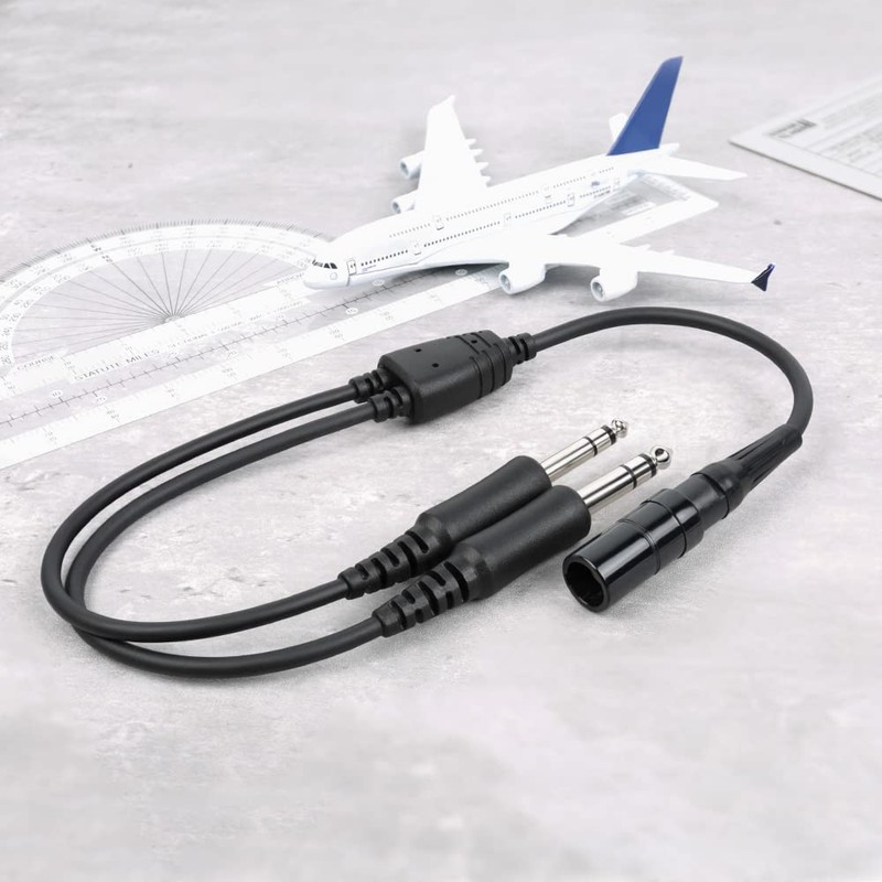 R SPIDER WIRELESS Aviation Headset to General Aircraft (GA) Adapter