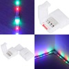 SUPERNIGHT 3528 2835 4 Pin 8mm LED Strip Connector, RGB