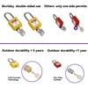Boviisky Lockout Tagout Locks Set - 10 Yellow Lockout Locks