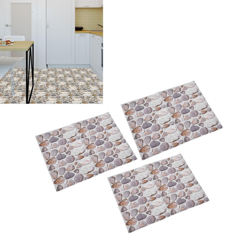 18PCS Tile Stickers Strong Reflection Water Oil Proofing Strong Layering