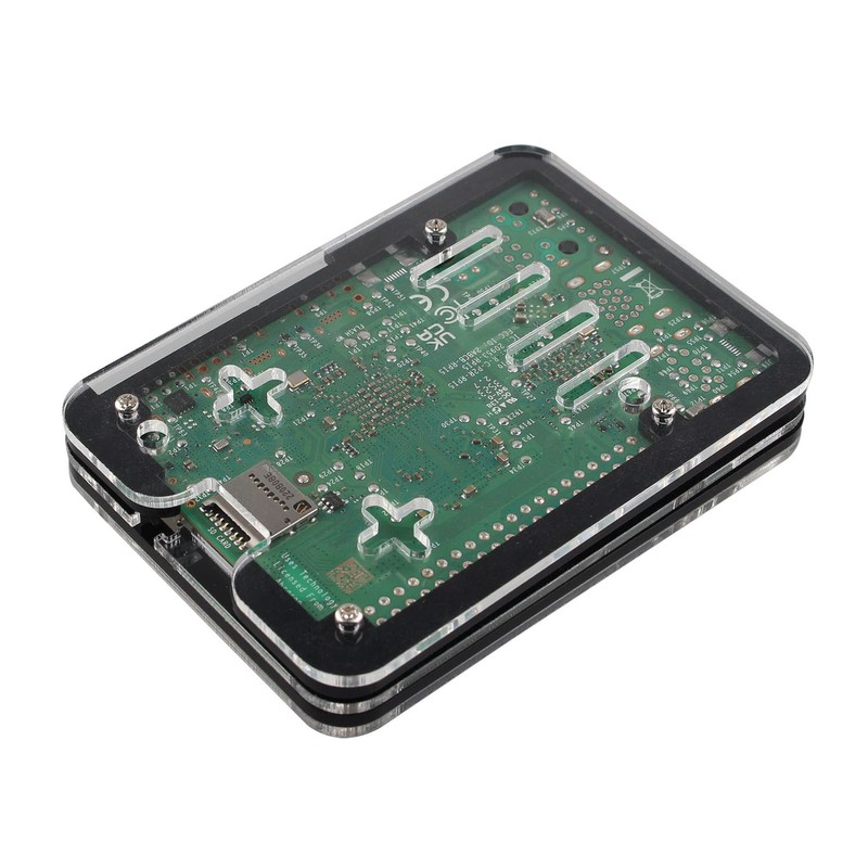 ZDE 5 Layers Acrylic Case with Active Cooler Fan for