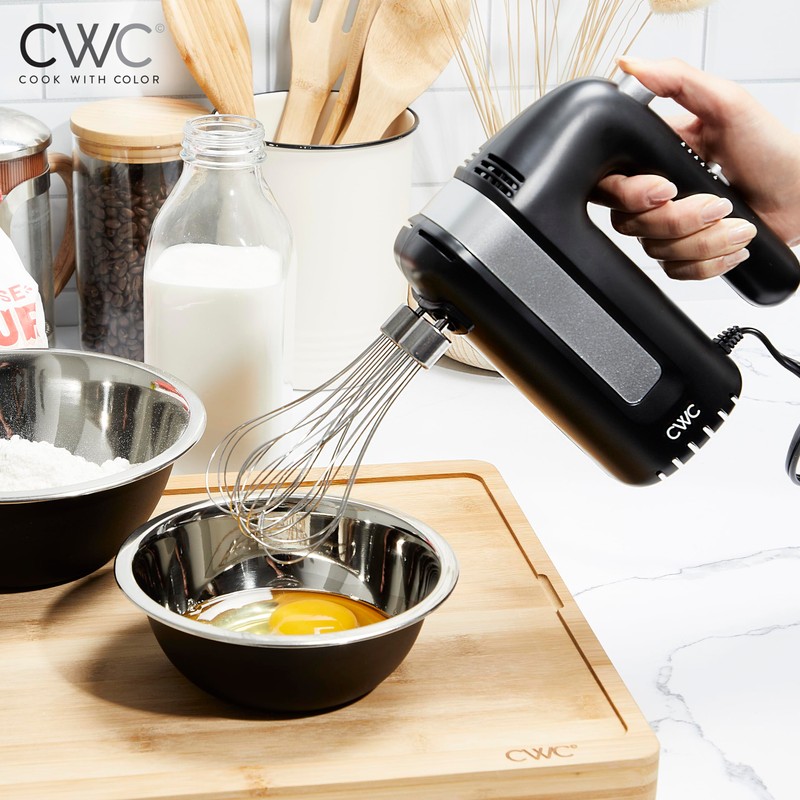 COOK WITH COLOR Handheld Mixers: Whip up Deliciousness! Beaters &