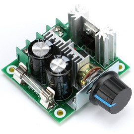 JESSINIE PWM DC Motor Speed Controller, 12V-40V, 10A Variable Speed Switch for Stepless Control