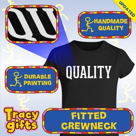 Truly Wasted - Ladies' Junior's Cut T-Shirt, Black, X-Large