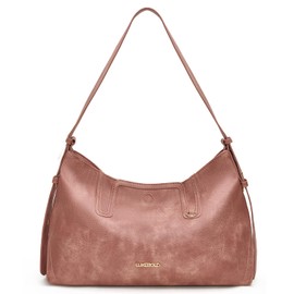 LuxeBold Hobo Bag for Women Shoulder Purses and Handbags Satchel Bags Crossbody Purses Slouchy Handbag LXB-011-PK