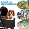 LPOTIUS Pet Stroller for Small/Medium Dogs & Cats, No-Zip Foldable