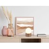 lightling Cordula Table Lamp with Coffee Metal Base White Glass