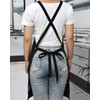 crazy bean BBQ Apron for Men Women Adjustable Work Apron