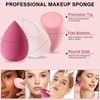 DUAIU 8 Pack Makeup Sponge Set, 4 Color Beauty Blenders