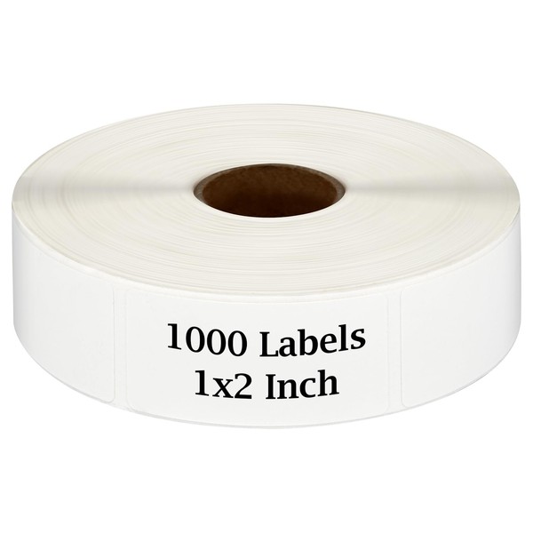 1000 Food Labels, Blank Removable Freezer Labels, Water and Oil