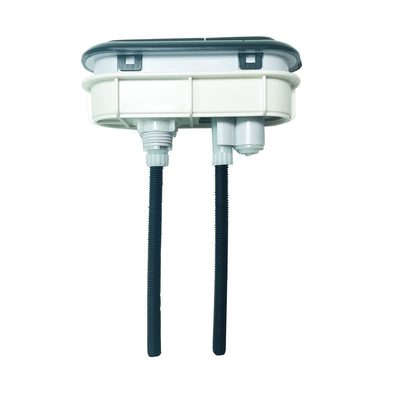 WinZo BT040BK Oval Round Push Button For Dual Flush Toilet