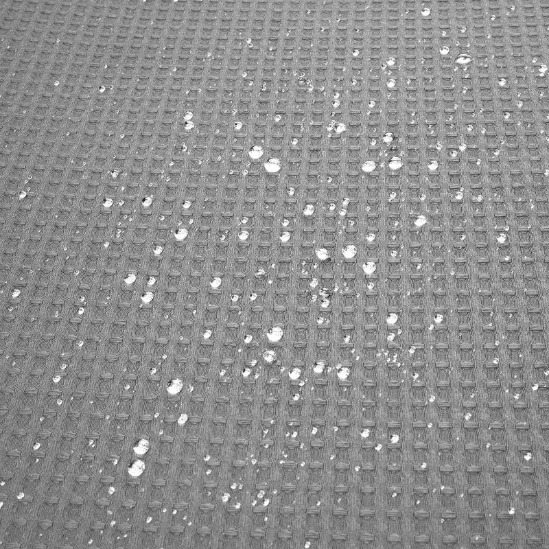 River Dream Heavyweight No Hooks Required Dotted Waffle Weave Shower