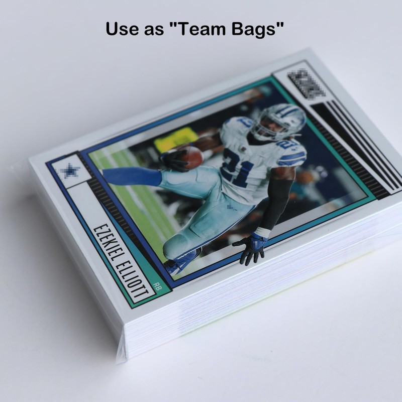 Rayvol Top Loader Sleeves - Resealable Team Bags for 35-75PT