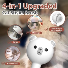 Cepillo De Vapor Para Gatos Con 2 Niveles De Pulverización Y