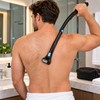 Electric Back Shaver for Men, Foldable Long Handle Body Groomer,