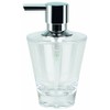 Spirella Max Light Clear Soap Dispenser Acrylic Transparent Height 14.5