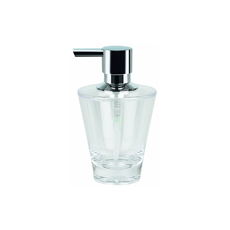 Spirella Max Light Clear Soap Dispenser Acrylic Transparent Height 14.5