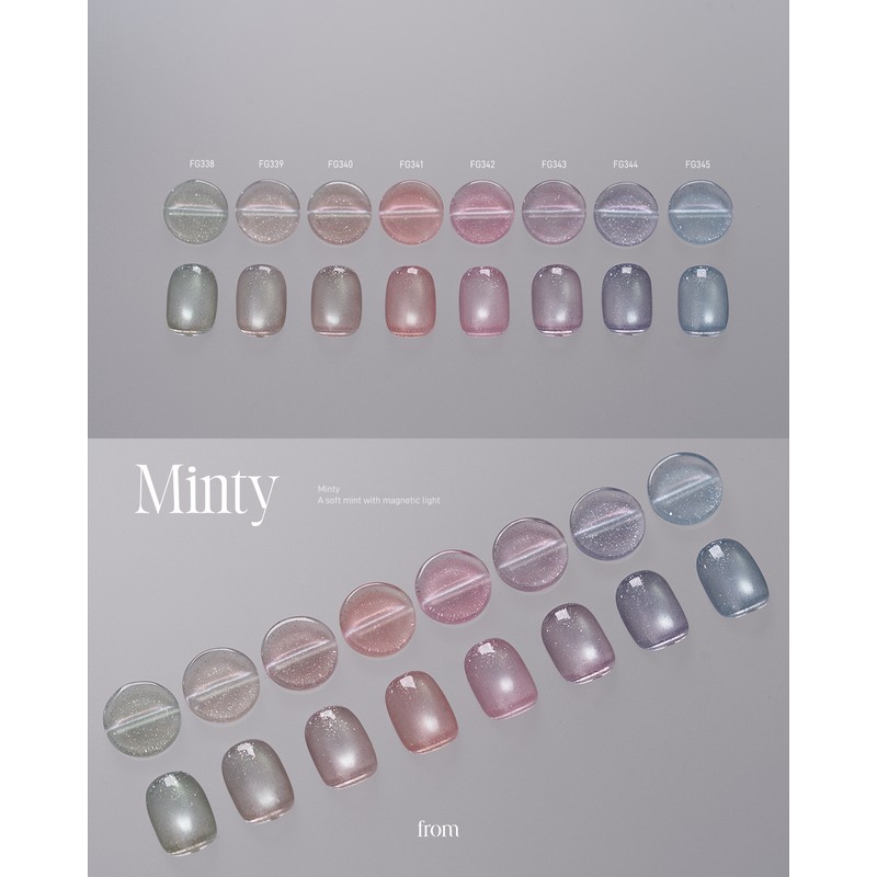 From the Nail Minty Magnetic Gel + 30 parts /