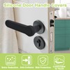 UFURMATE Door Handle Covers, 2Pcs Silicone Door Knob Covers Anti-Static