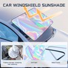 Car Windscreen Sun Shade, 145x80cm Reflective & Foldable Windshield Sun