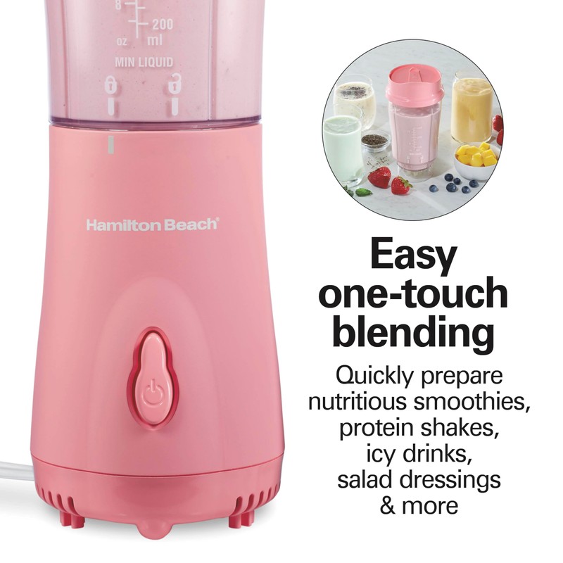 Hamilton Beach Portable Blender for Shakes and Smoothies, 14 Oz