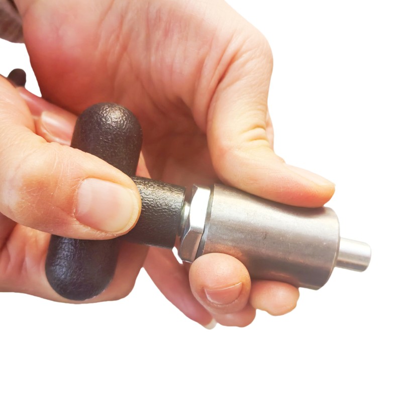 Handle Locking Spring-Loaded Pull pin, Welded Steel Body Column Positioning