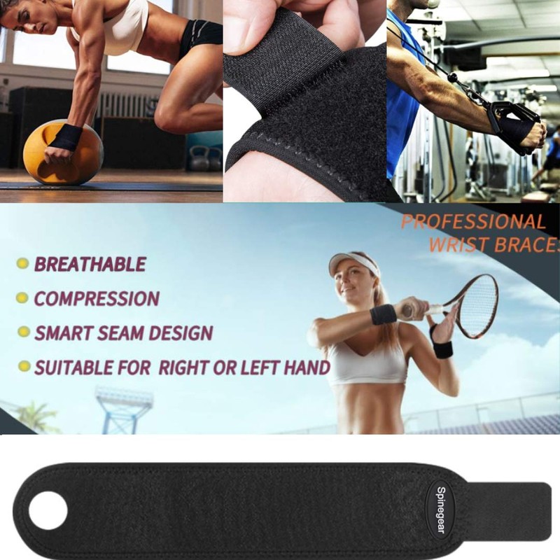 Spinegear Wrist Brace with Thumb Stabilizer for Sports, Joint Pain,