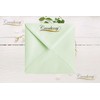 6" x 6" Green Envelopes x 25 Pack. 100gsm Weight.