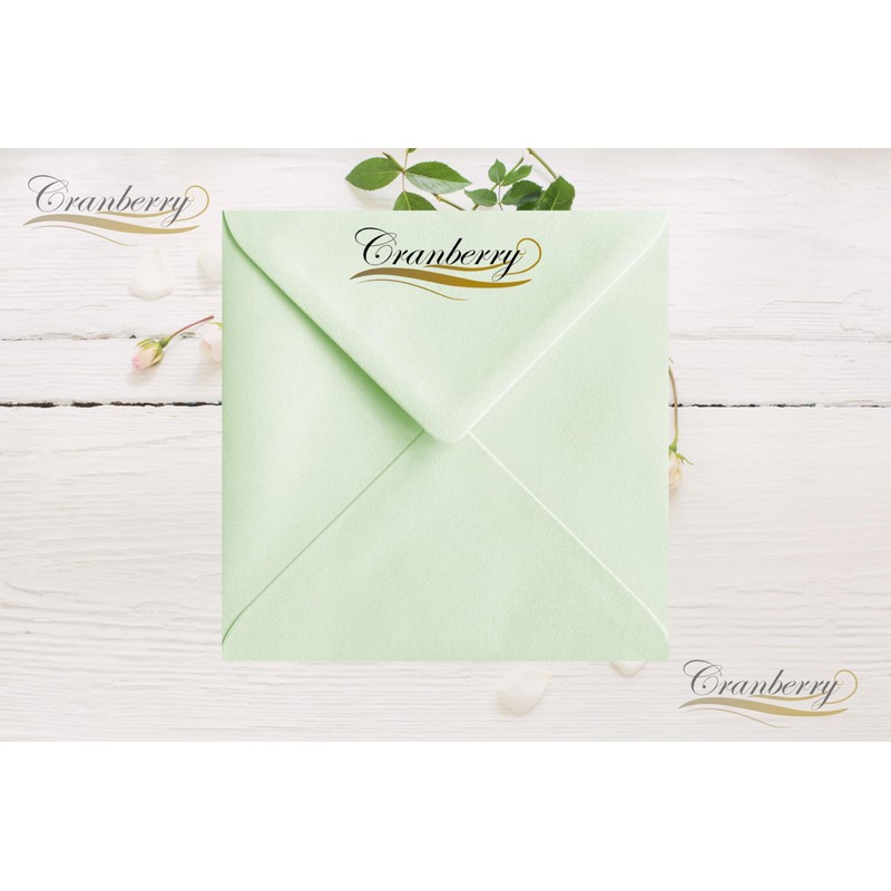 6" x 6" Green Envelopes x 25 Pack. 100gsm Weight.