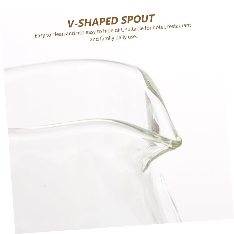 Ciieeo Glass Beverage Serving Pitcher with Lid Elegant Iced for